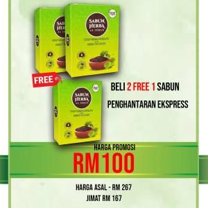 Sabun Herba Al-Idrus - Promo Syifa [2 Kotak Percuma 1 Kotak]